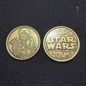 Disneyland Star Wars Mandalorian Grogu 2024 Collection Stone Medallion Coin